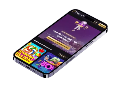 Playbet.io i mobilen med mobilanpassad spellobby
