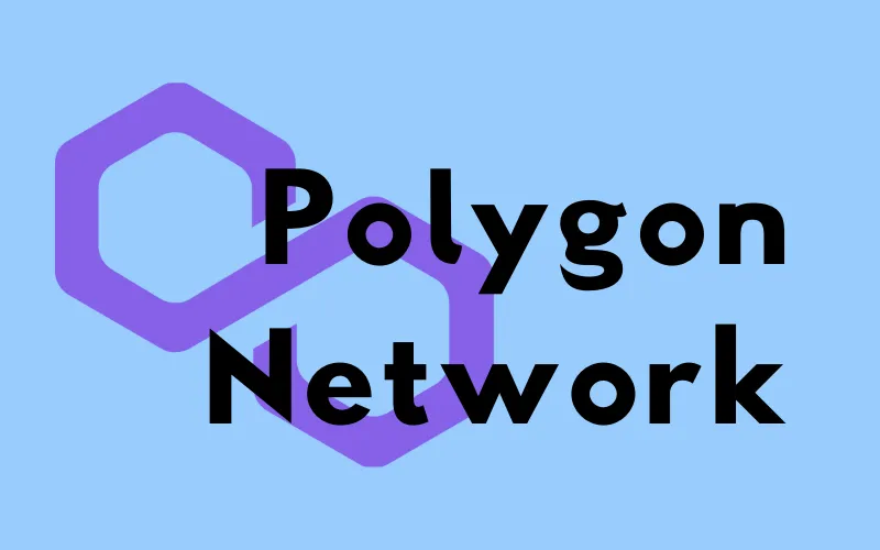 Polygons lila logotyp och rubriken ”Polygon Network”