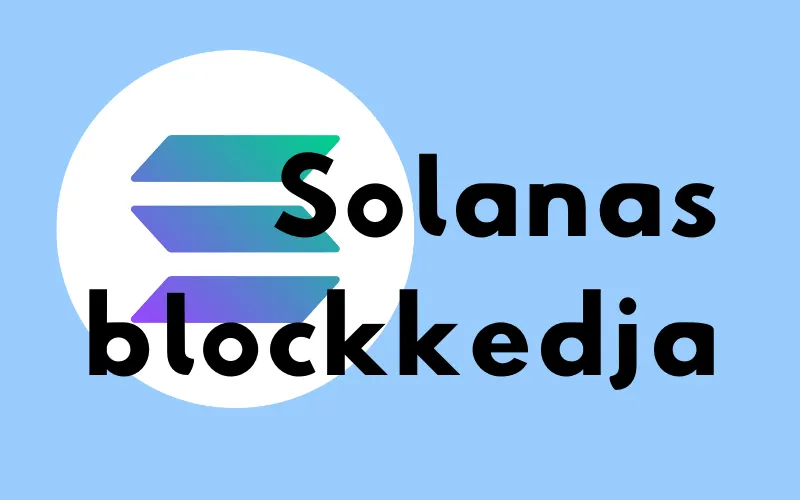 Solanas logotyp och rubriken ”Solanas blockkedja”