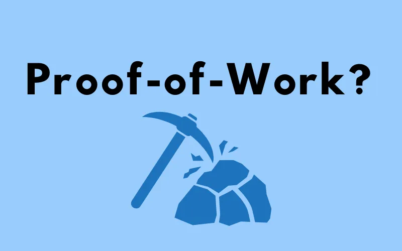 Hacka som slår i sten och frågan ”Proof-of-Work?”